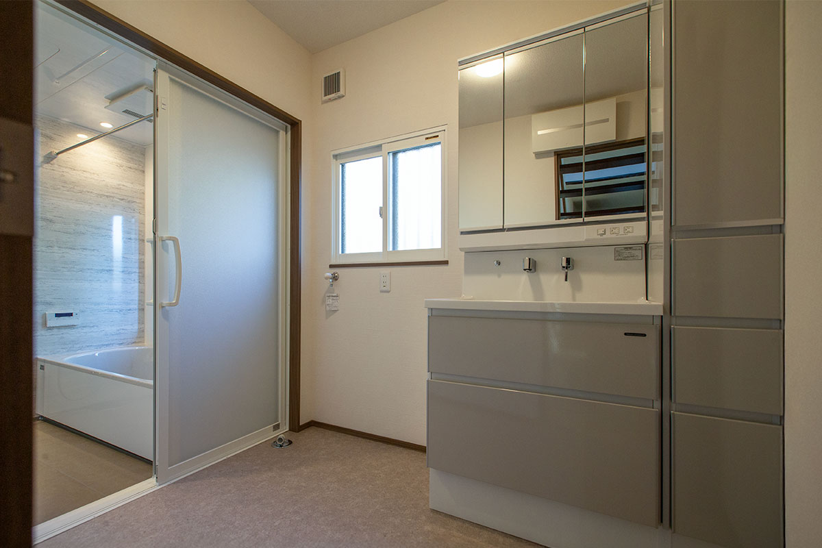 太田市洗面所リフォーム施工例